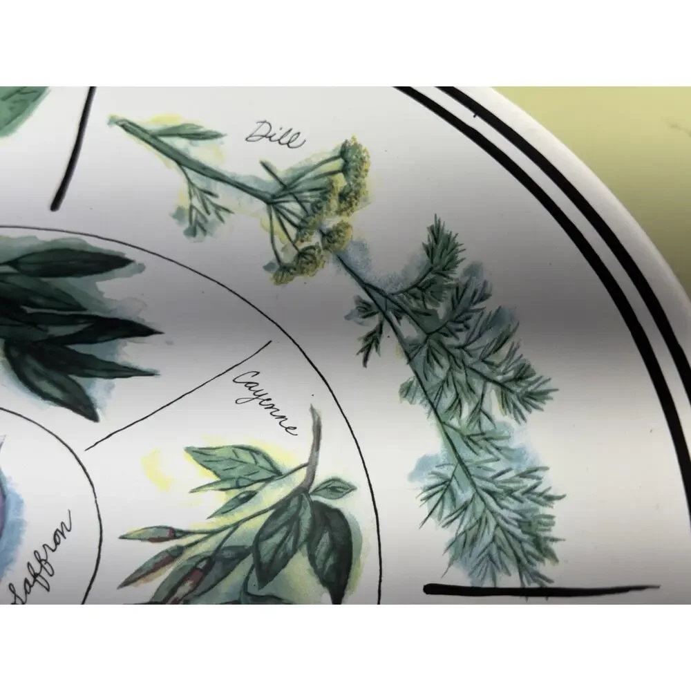 Williams Sonoma 13 in Pasta Serving Bowl Culinary Herb Spices Portugal WS024